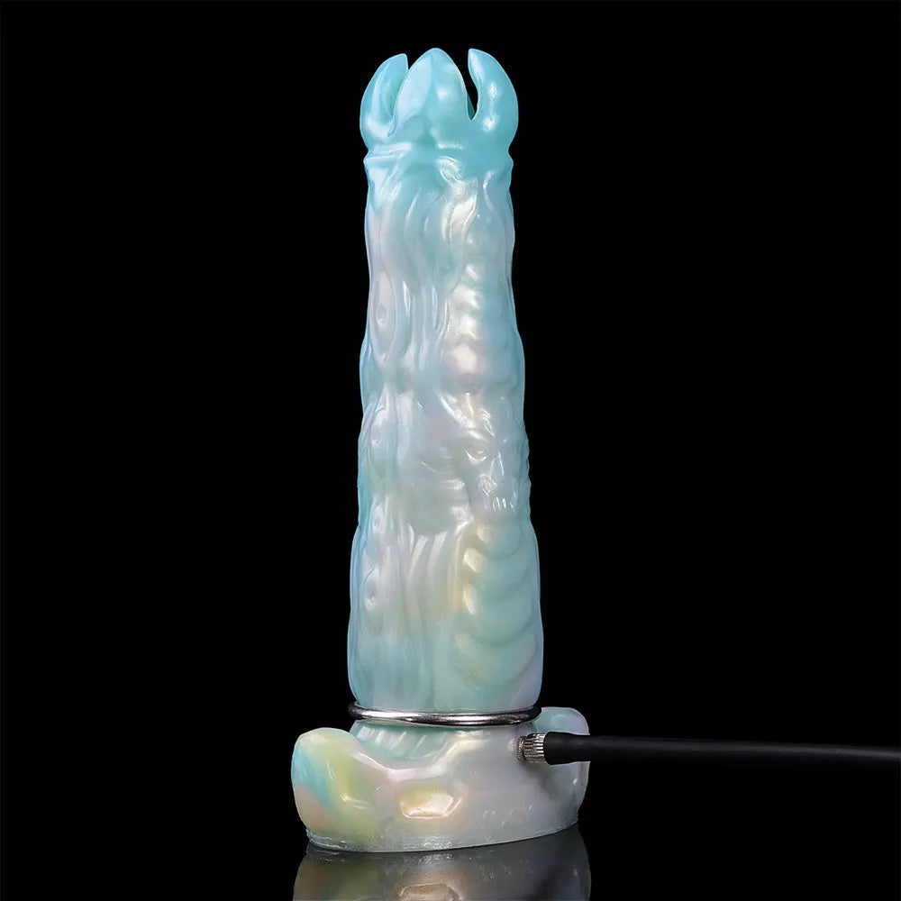 9.52in Ovipositor Egg Laying Inflatable Dildo Soft Masturbator Adult Toy