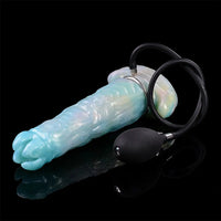 9.52in Ovipositor Egg Laying Inflatable Dildo Soft Masturbator Adult Toy