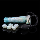 9.52in Ovipositor Egg Laying Inflatable Dildo Soft Masturbator Adult Toy