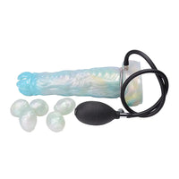 9.52in Ovipositor Egg Laying Inflatable Dildo Soft Masturbator Adult Toy