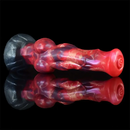 9.57in Animal Big Dog Silicone Soft Dildo With Strong Suction Base