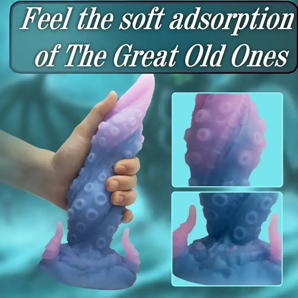 9.57in Big Monster Tentacle Octopus Silicone Soft Animal Penis Sex Toy