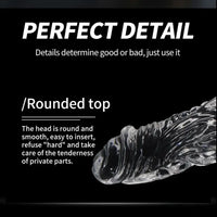 9.5in 10.7in 11.8in Clear Crystal Huge Animal Dildo For Love Sex Toy
