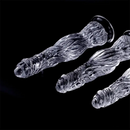 9.5in 10.7in 11.8in Clear Crystal Huge Animal Dildo For Love Sex Toy