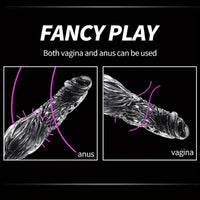 9.5in 10.7in 11.8in Clear Crystal Huge Animal Dildo For Love Sex Toy