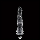 9.5in 10.7in 11.8in Clear Crystal Huge Animal Dildo For Love Sex Toy