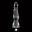 9.5in 10.7in 11.8in Clear Crystal Huge Animal Dildo For Love Sex Toy