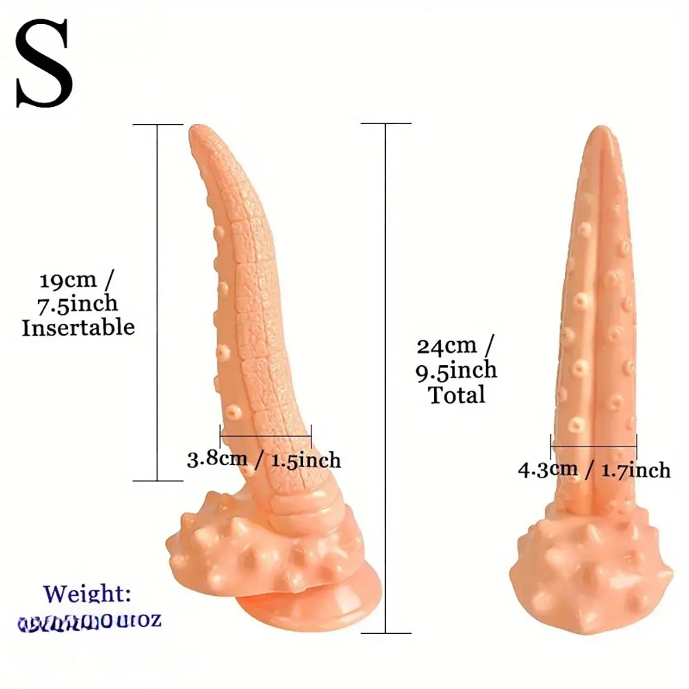 9.5in 14.2in Octopus Tentacle Big PVC Dildo For Anal Sex Expansion Love