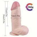 9.5in Big Real Looking Dildo For Women Men Lesbian Gay Sex Love Toy