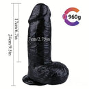 9.5in Big Real Looking Dildo For Women Men Lesbian Gay Sex Love Toy