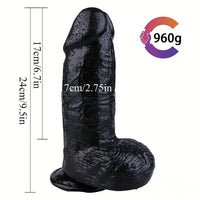 9.5in Big Real Looking Dildo For Women Men Lesbian Gay Sex Love Toy