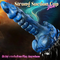 9.5in Big Thrusting 5 IN1 Fantasy Monster Dildo With 8 Thrusting Vibration