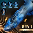 9.5in Big Thrusting 5 IN1 Fantasy Monster Dildo With 8 Thrusting Vibration