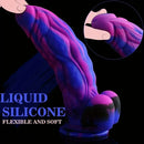 9.5in Fantasy Realistic Thick Gspot Soft Silicone Anal Dildo Adult Sex Toy