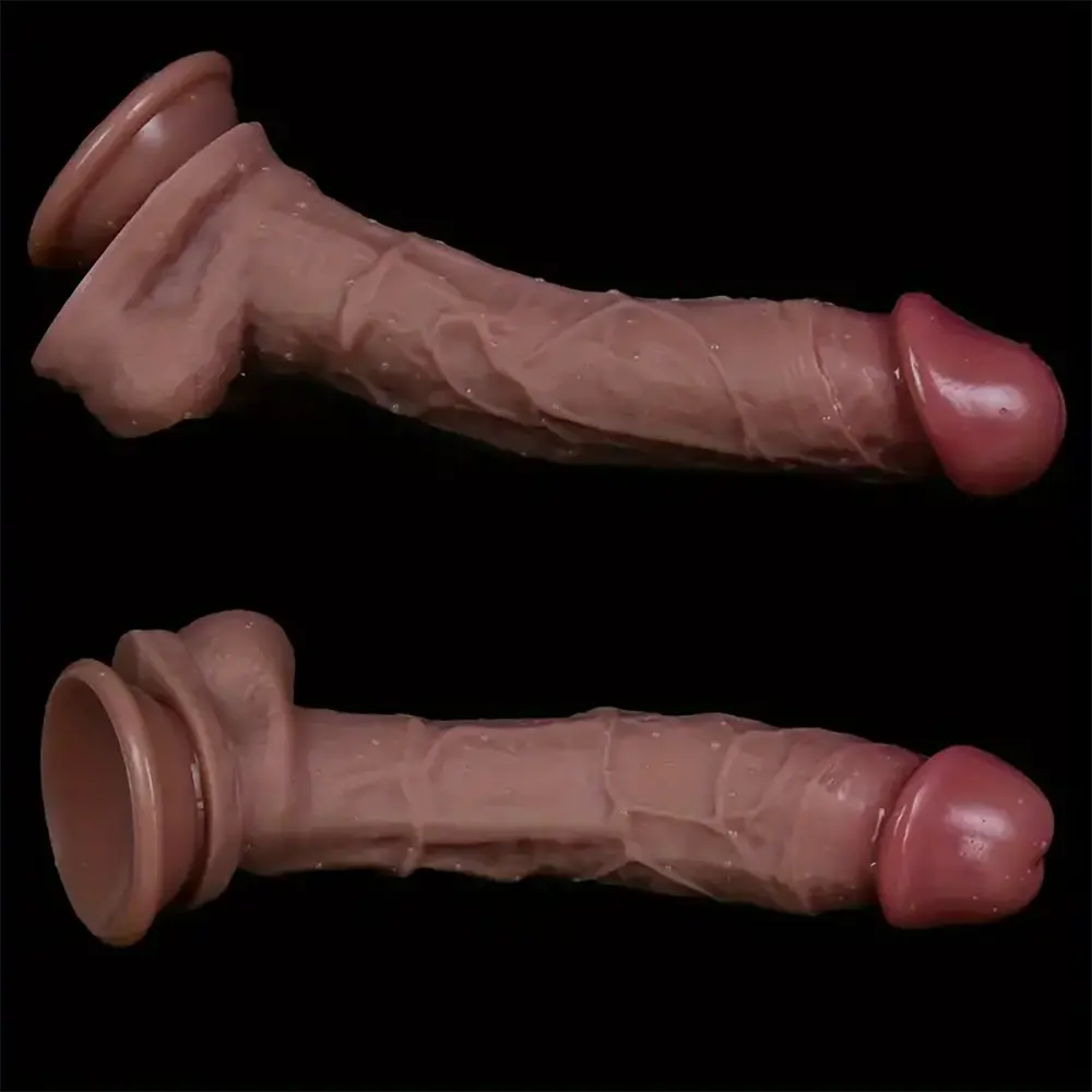 9.5in Realistic Penis Big Silicone Soft Dildo For Women Masturbation