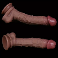 9.5in Realistic Penis Big Silicone Soft Dildo For Women Masturbation