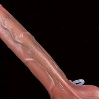 9.5in Silicone Ejaculating Large Soft Dildo For Women Strong Suction Cup