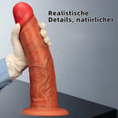 9.64in 11.41in 13in Liquid Silicone Egg-free Upturned Soft Big Real Dildo