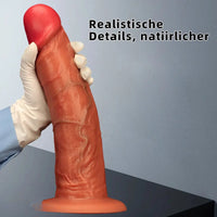 9.64in 11.41in 13in Liquid Silicone Egg-free Upturned Soft Big Real Dildo