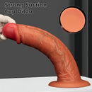 9.64in 11.41in 13in Liquid Silicone Egg-free Upturned Soft Big Real Dildo