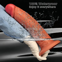 9.64in 11.41in 13in Liquid Silicone Egg-free Upturned Soft Big Real Dildo