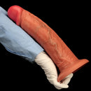 9.64in 11.41in 13in Liquid Silicone Egg-free Upturned Soft Big Real Dildo