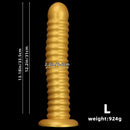 9.64in 11.81in 13.18in Golden Silicone Thread Soft Big Dildo For Pleasure