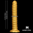 9.64in 11.81in 13.18in Golden Silicone Thread Soft Big Dildo For Pleasure