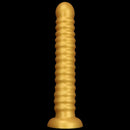 9.64in 11.81in 13.18in Golden Silicone Thread Soft Big Dildo For Pleasure