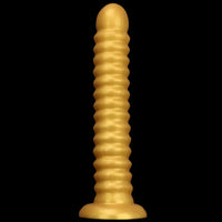 9.64in 11.81in 13.18in Golden Silicone Thread Soft Big Dildo For Pleasure