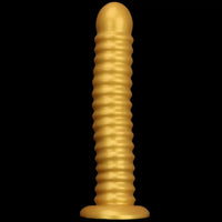 9.64in 11.81in 13.18in Golden Silicone Thread Soft Big Dildo For Pleasure