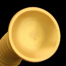 9.64in 11.81in 13.18in Golden Silicone Thread Soft Big Dildo For Pleasure