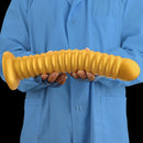 9.64in 11.81in 13.18in Golden Silicone Thread Soft Big Dildo For Pleasure