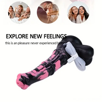 9.64in 13.77 Big Horse Animal Cock Silicone Ejaculation Dildo For Anus
