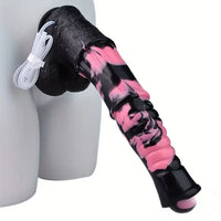 9.64in 13.77 Big Horse Animal Cock Silicone Ejaculation Dildo For Anus