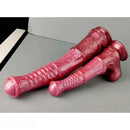 9.64in 13.77in Big Long Horse Cock Soft Silicone Anal Men Strap on Dildo