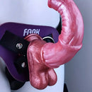 9.64in 13.77in Big Long Horse Cock Soft Silicone Anal Men Strap on Dildo