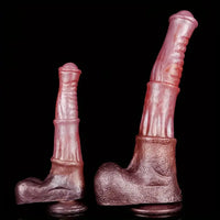 9.64in 13.77in Silicone Soft Animal Big Long Horse Cock Dildo For Men