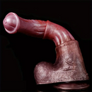 9.64in 13.77in Silicone Soft Animal Big Long Horse Cock Dildo For Men