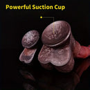 9.64in 13.77in Silicone Soft Animal Big Long Horse Cock Dildo For Men
