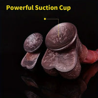 9.64in 13.77in Silicone Soft Animal Big Long Horse Cock Dildo For Men