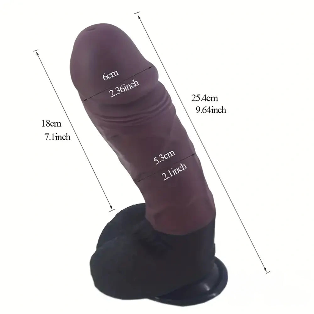9.64in Big Realistic Dildo Sex Toy Masturbator For Maximum Pleasure
