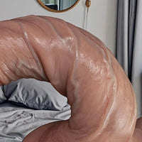 9.64in Big Realistic Liquid Silicone Huge Dildo For Hands-Free Play Sex Toy
