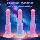 9.64in Big Silicone Soft Glowing Dildo For Stimulating Women Sex Pleasure