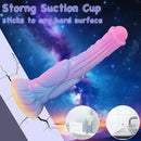 9.64in Big Silicone Soft Glowing Dildo For Stimulating Women Sex Pleasure