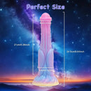 9.64in Big Silicone Soft Glowing Dildo For Stimulating Women Sex Pleasure