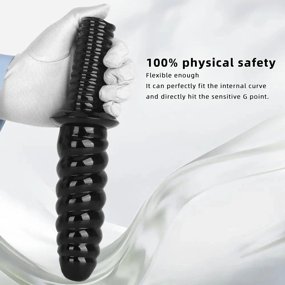 9.64in Handle PVC Dildo Anal Plug For Women Couple Men Sexual Love