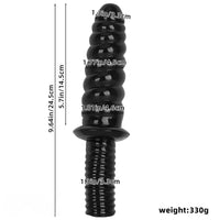 9.64in Handle PVC Dildo Anal Plug For Women Couple Men Sexual Love