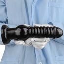 9.64in Knot Big Black Butt Plug PVC Dildo Suction Cup Knotting Dildo