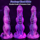 9.64in Knot Monster Silicone Big Soft Dildo For Immersive Experience